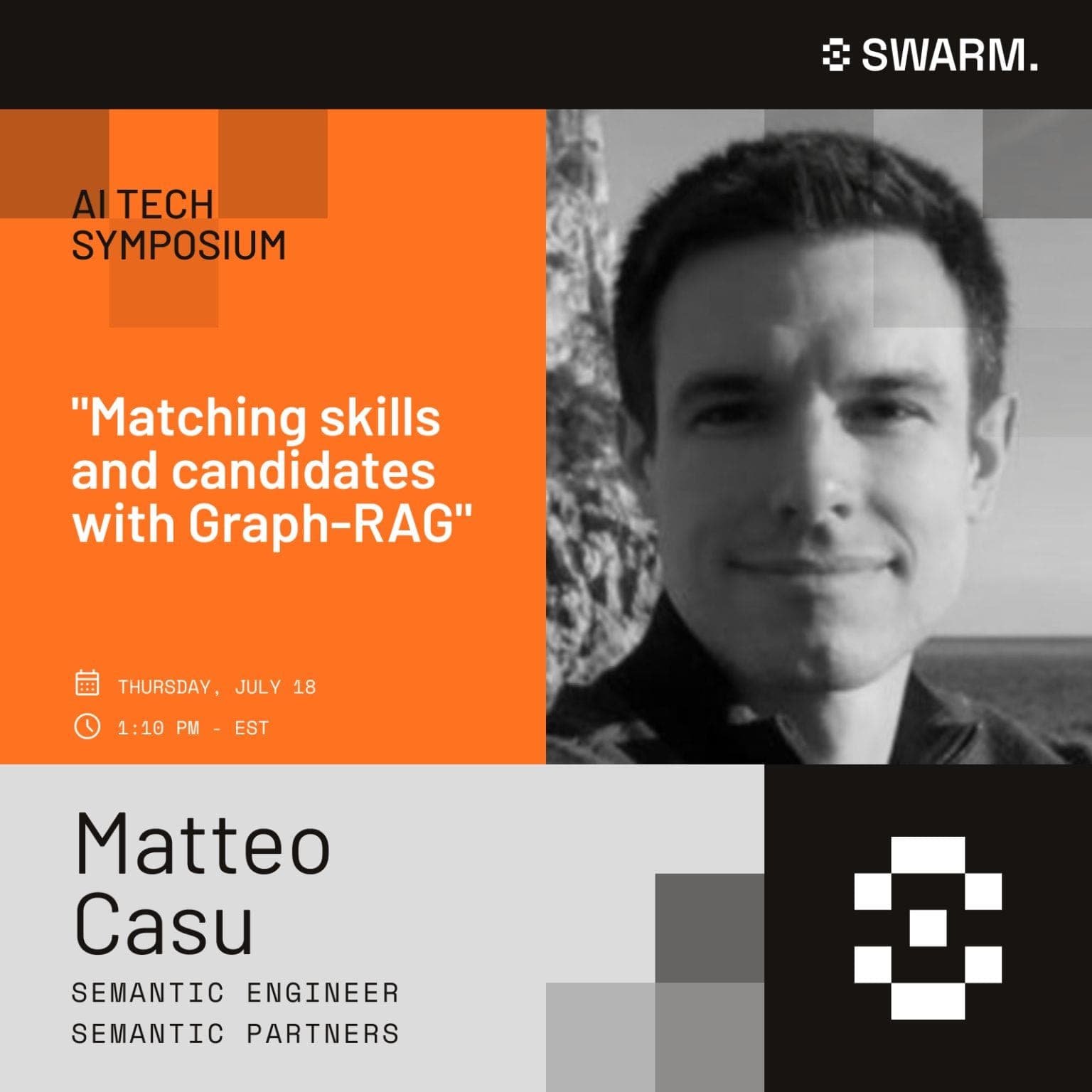 Semantic Partners Consultant Matteo Casu to Share Insights on SWARM Podcast